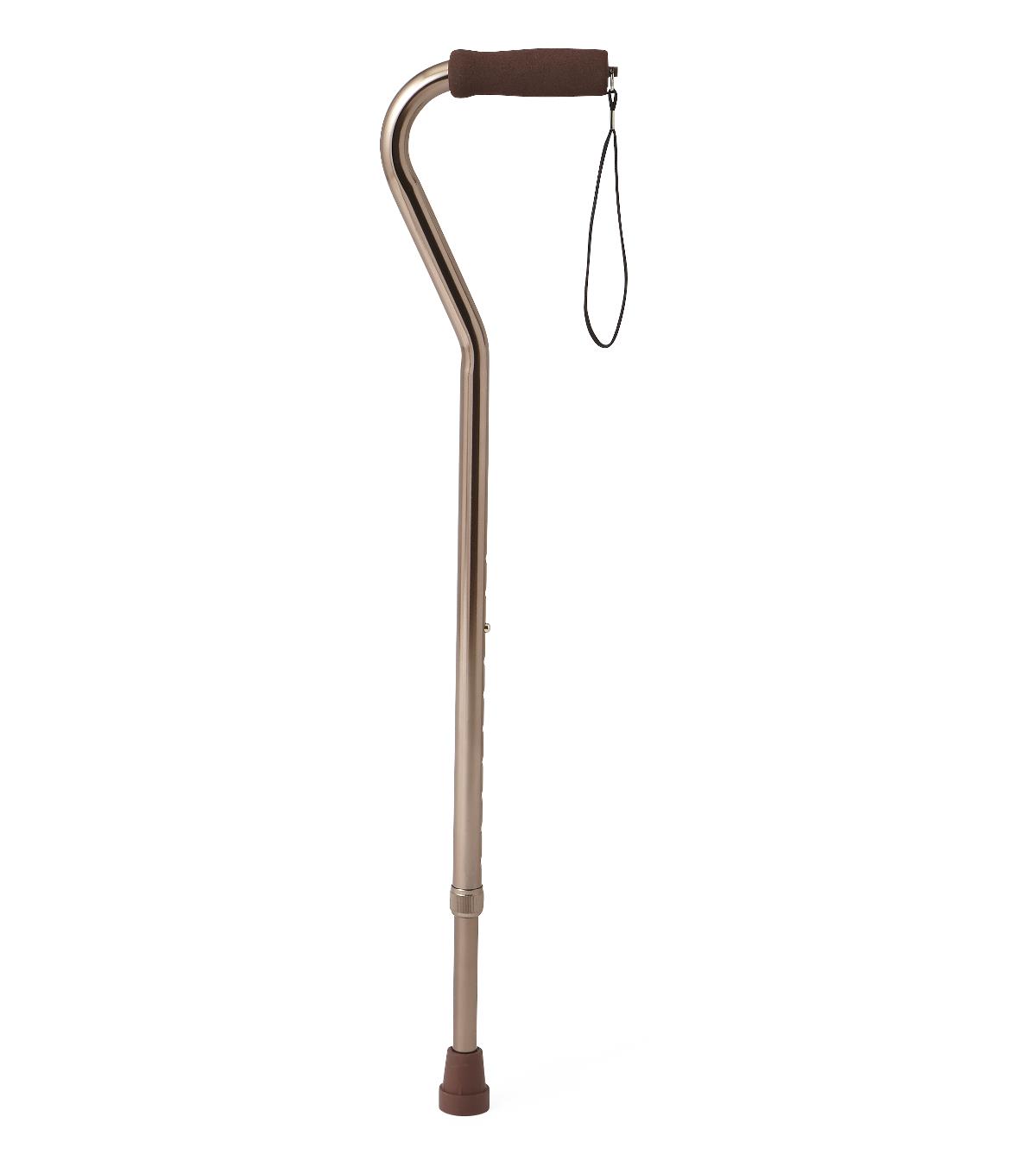 Aluminum Fashion Cane with Offset Handle, Bronze, 1 EA (MDS86420BRZH1) Each