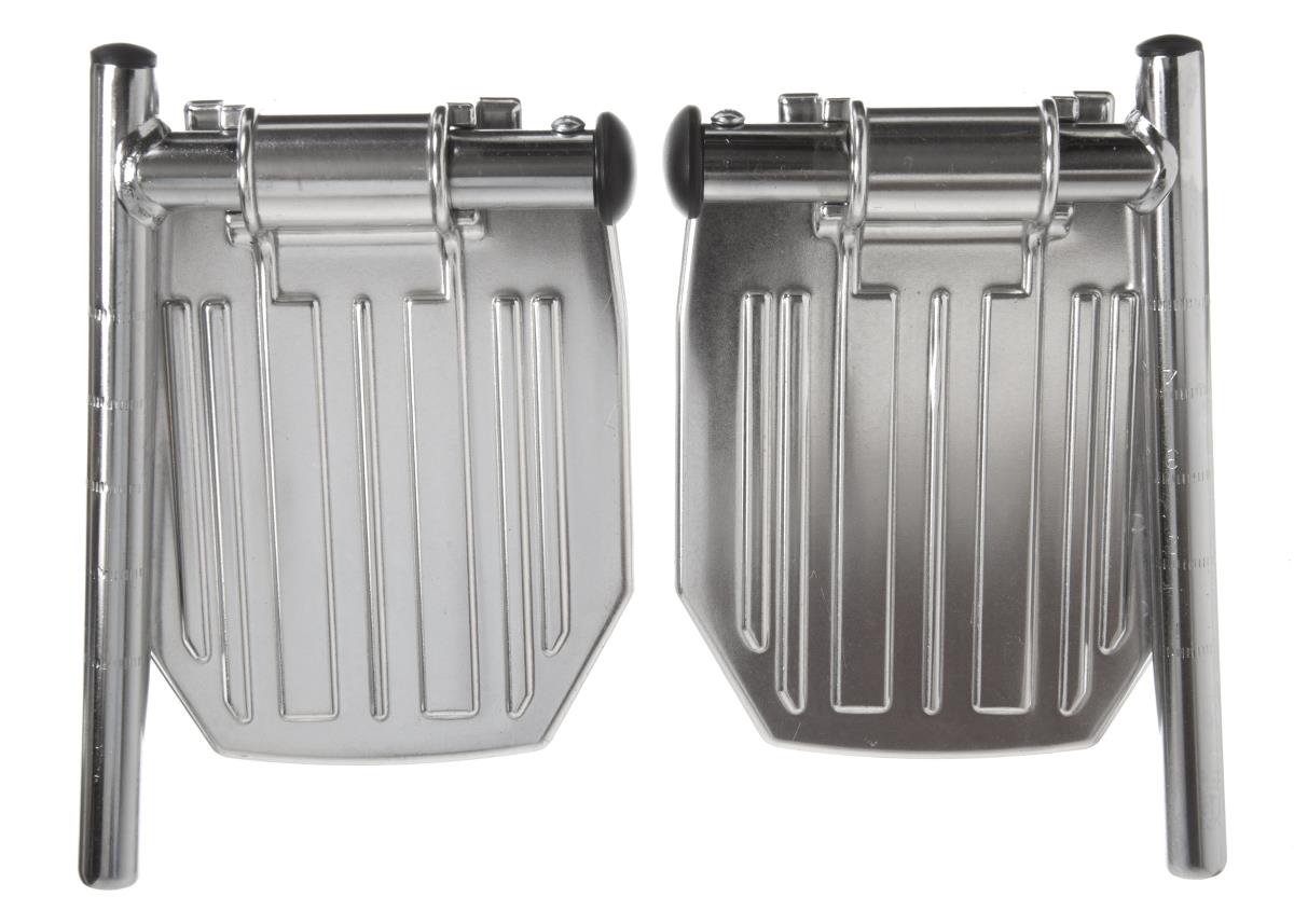 Aluminum Footplate Assembly for Excel 2000 Wheelchair, 2/PR (WCA806900) 1 Pair