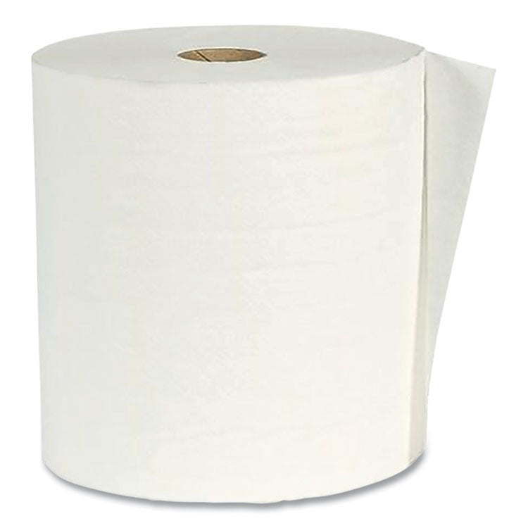 American Paper Converting Hardwound Paper Towel Roll, Virgin Paper, 1-Ply, 7.88" x 800 ft, White, 6/Carton (APAW80166) Each