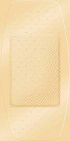 American White Cross Stat Strip Adhesive Strip 2 X 4 Inch Fabric Rectangle Tan Sterile (239051_BX) 50/BX