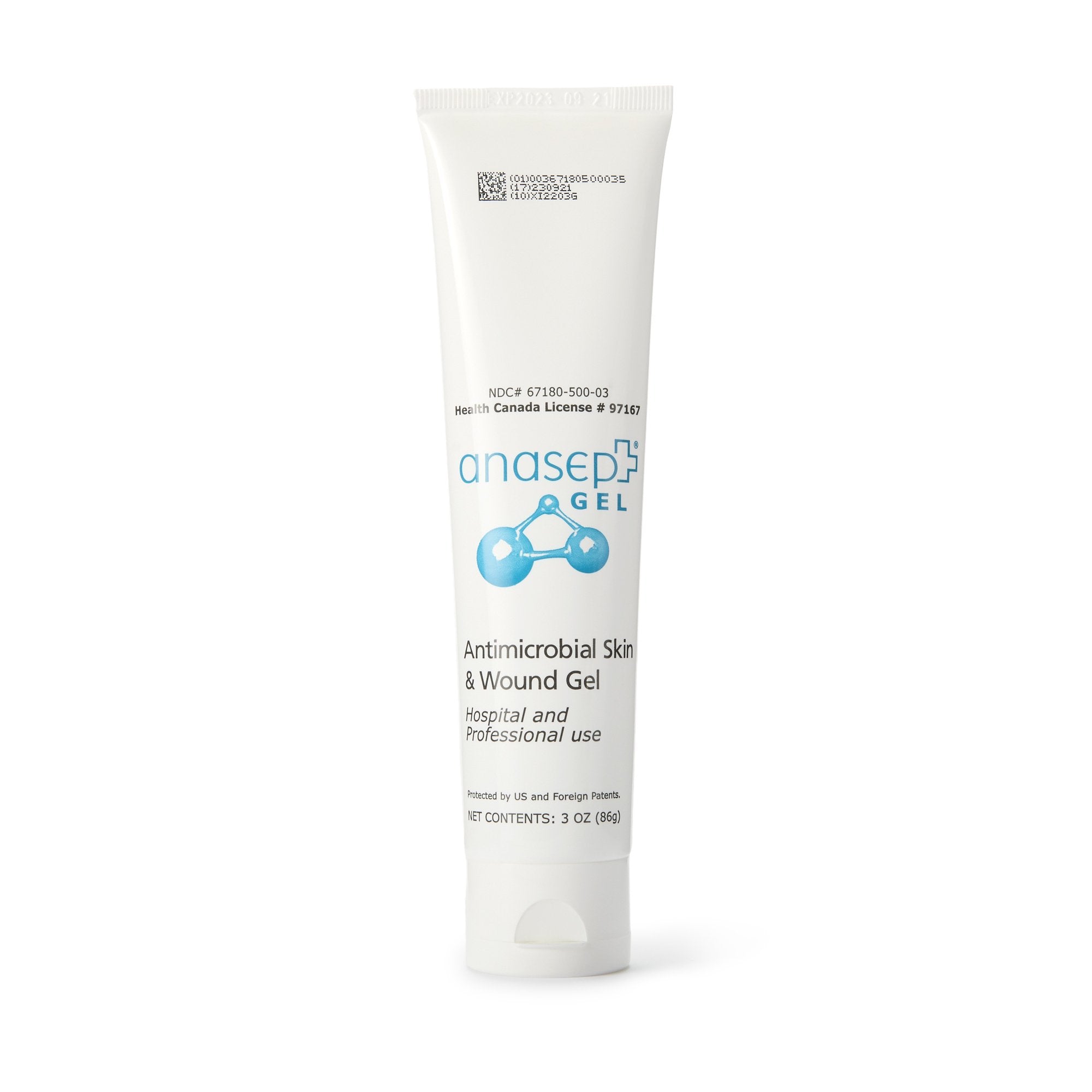Anasept Antimicrobial Skin and Wound Gel Antimicrobial Hydrogel 3 oz. Gel / Amorphous NonSterile (738730_EA) 1/EA