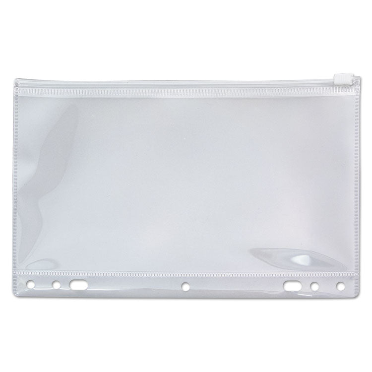 Angler's Zip-All Ring Binder Pocket, 6 x 9.5, Clear (AVTANG51) Each