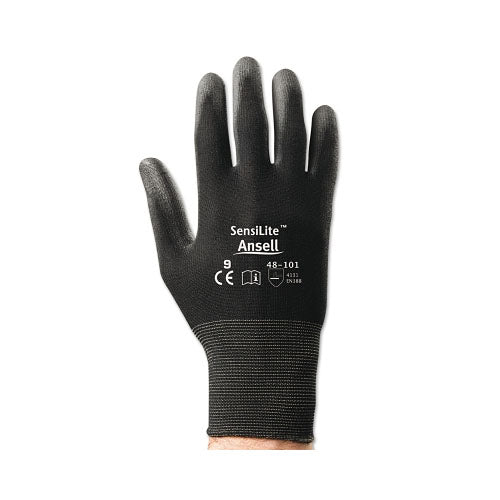 Ansell Sensilite Gloves, 8, Black (012-48-101-8) 1 Dozen