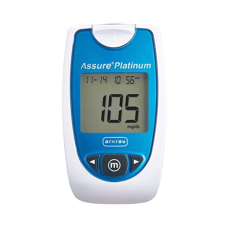 Assure Platinum Blood Glucose Meter 7 Second Results Stores up to 500 Results No Coding Required (721220_EA) 1/EA
