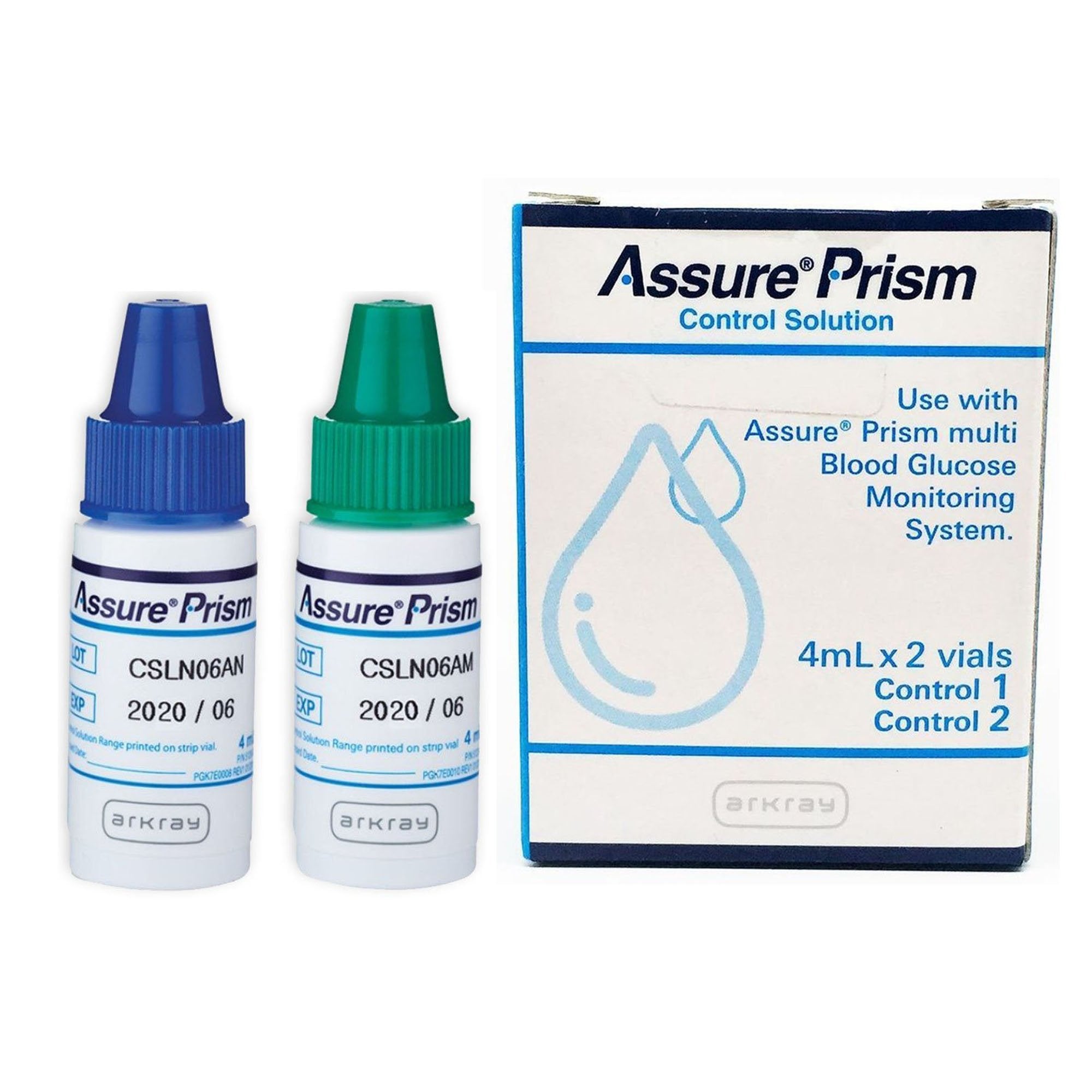 Assure Prism Diabetes Management Test Control Set Blood Glucose Test 2 Levels (971974_BX) 1/BX
