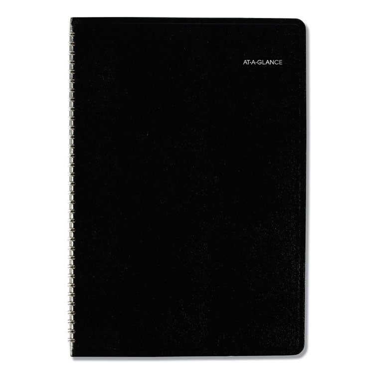 AT-A-GLANCE DayMinder Monthly Planner, Ruled Blocks, 12 x 8, Black Cover, 14-Month: Dec 2025 to Jan 2027 (AAGG47000) Each