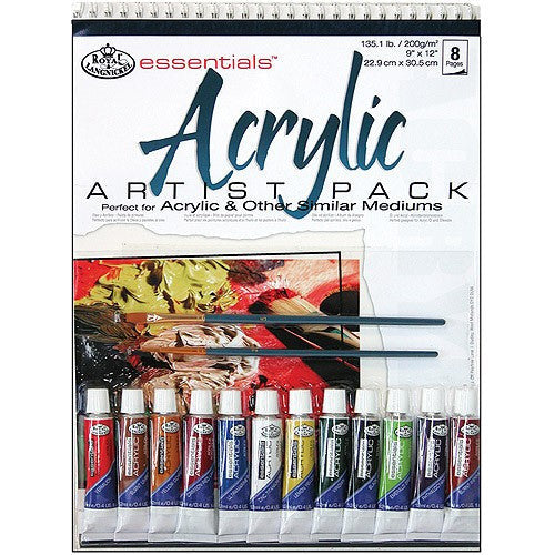 ACRYLIC ARTIST PACK WITH ACRYLIC PAINT