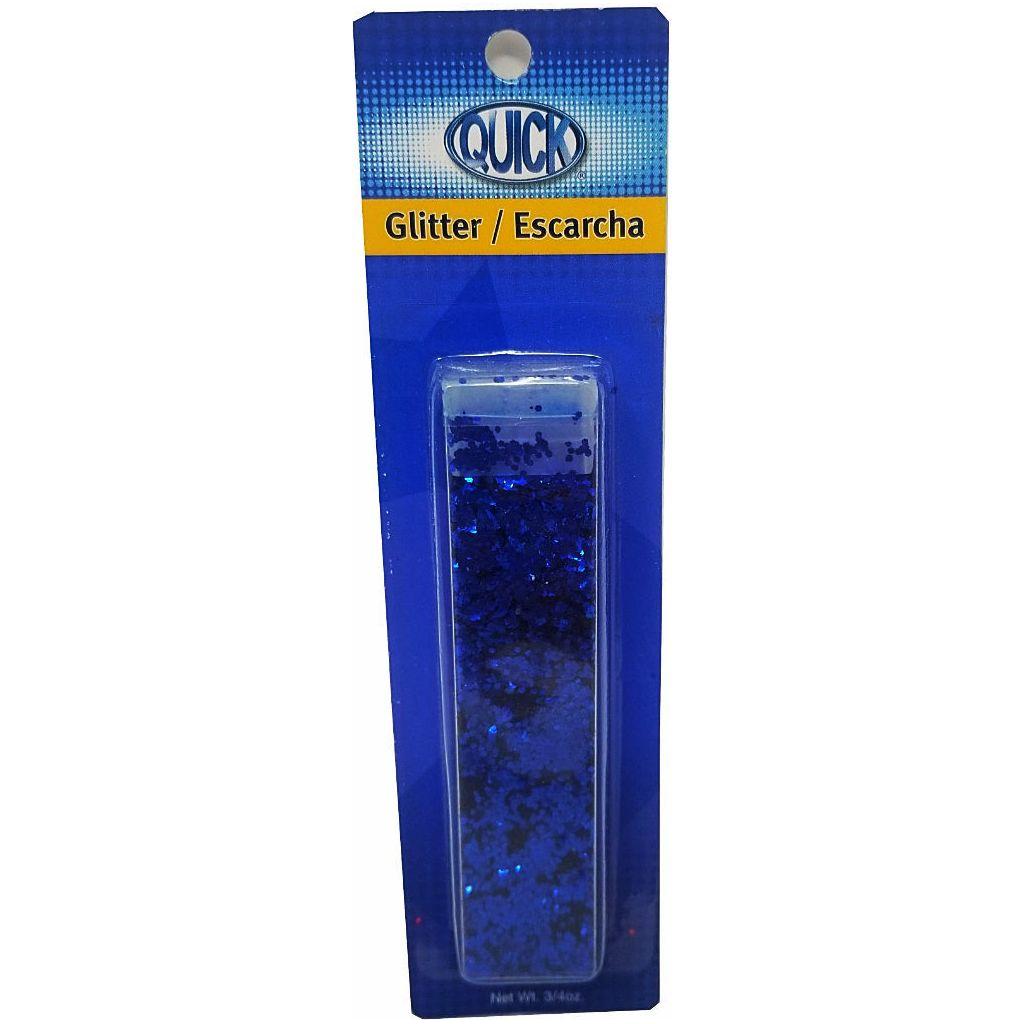 GLITTER FINE BLUE 3/4 OZ