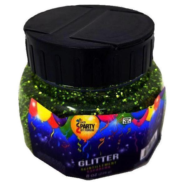 GLITTER FINE LIME 8 OZ