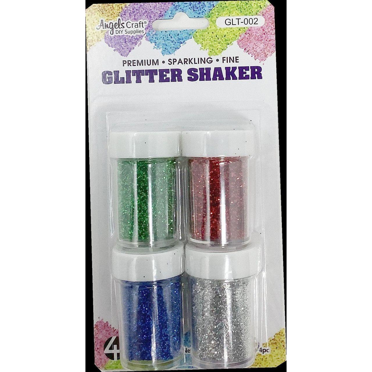 GLITTER SHAKER 8G 4 ASSORTED COLOR