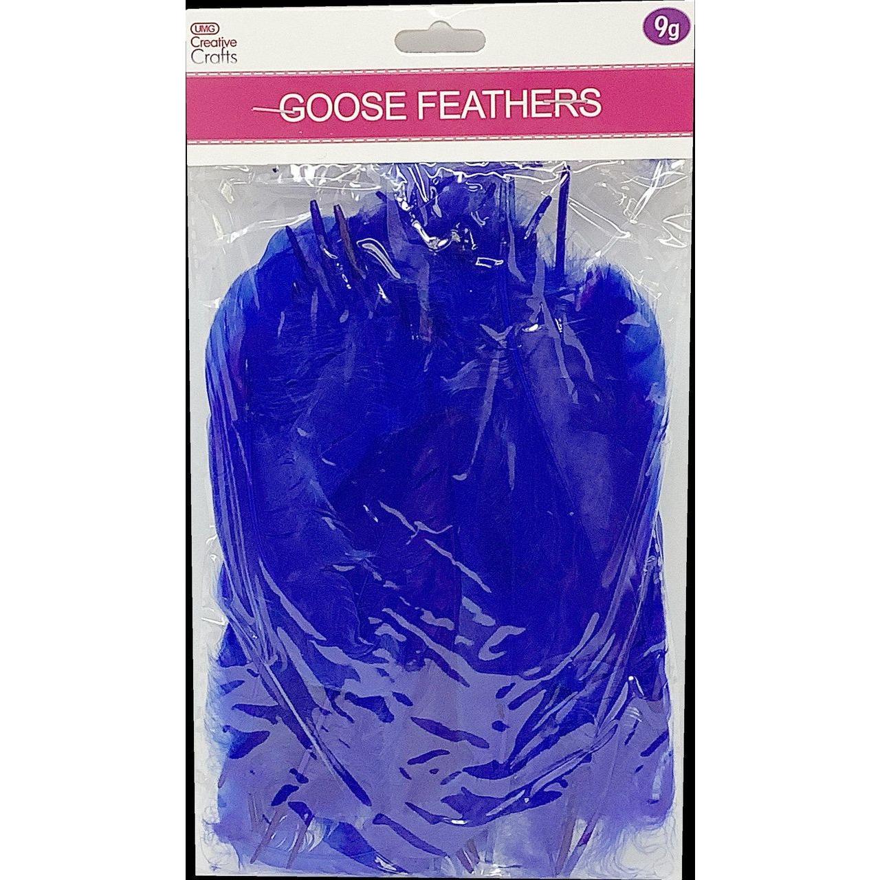 GOOSE FEATHERS 5"-7" 9G ROYAL BLUE