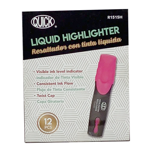 HIGHLITER PINK FLAT BODY LIQUID