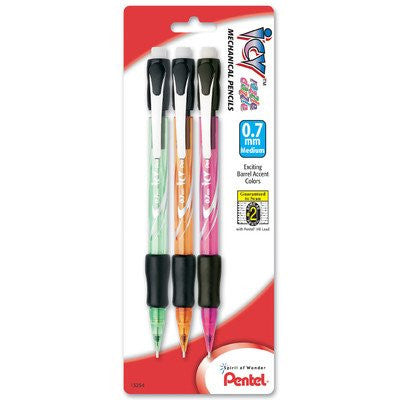 ICY LAPIZ MECANICO .7 RAZZLE-DAZZLE PQT.3