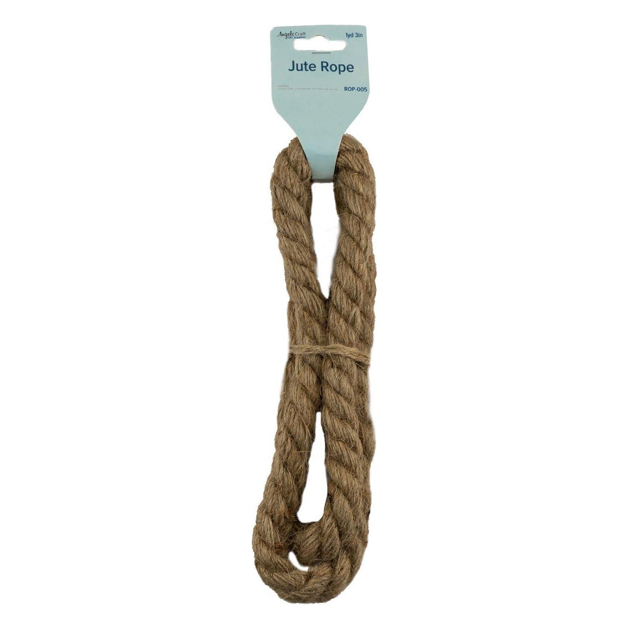JUTE ROPE 12" -NATURAL 1YD 3IN