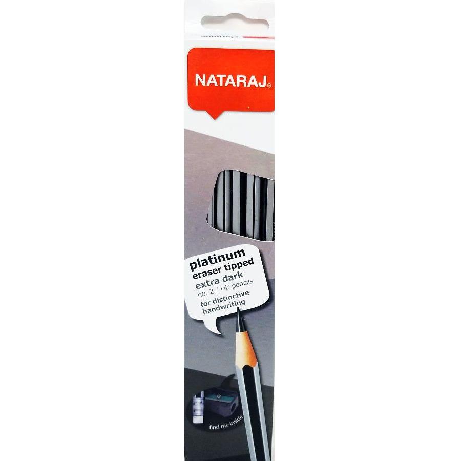 LAPIZ PLATINUM RUBBER TIPPED EXTRA DARK #2B