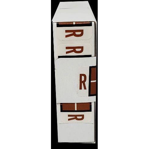 LATERAL FOLDERS LETTER R BROWN BOX/500