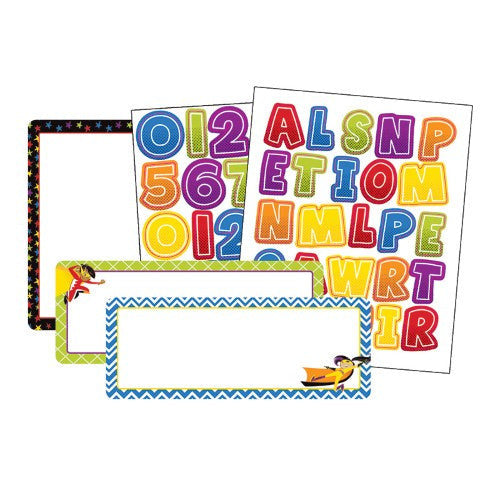 LETTERS NUMBERS AND LABELS SUPER STUDENTS