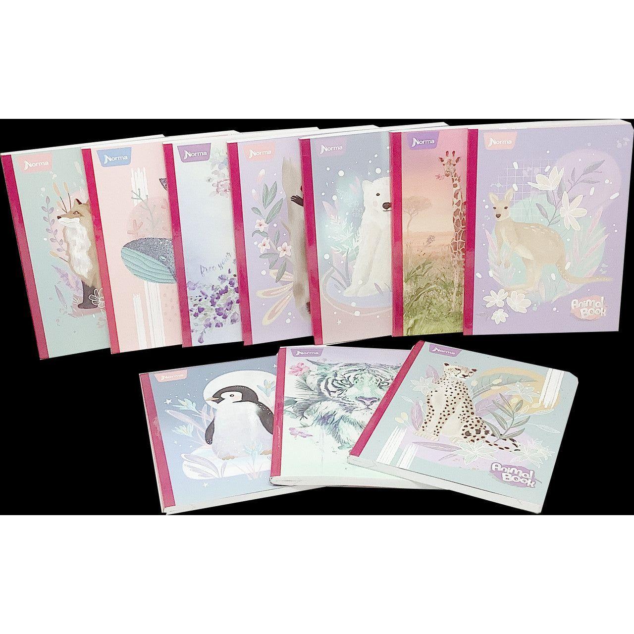 LIBRETA COSIDA ANIMAL BOOK GDE 200 PG