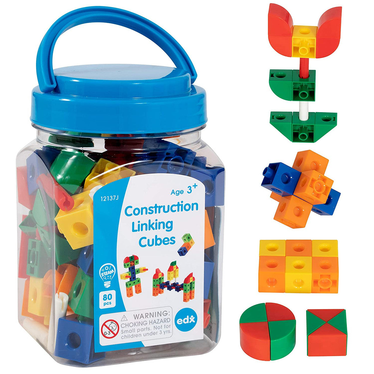 LINKING CONSTRUCTION SET MINI JAR 80 PCS