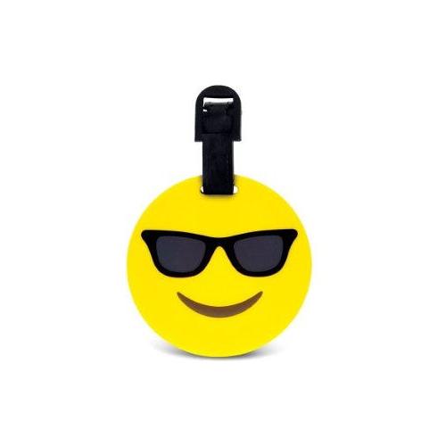 LUGGAGE TAGS COOL EMOJI