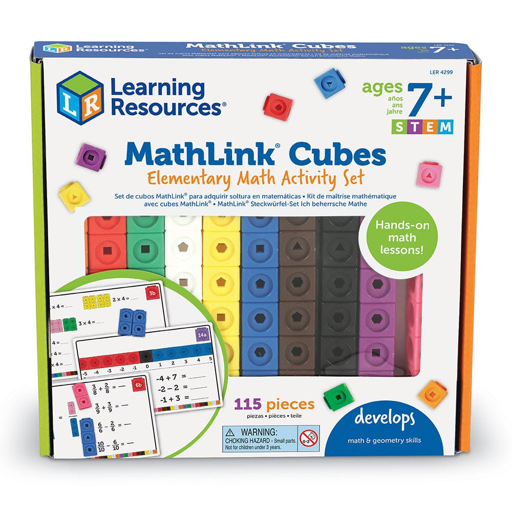 MATHLINK CUBES ELEMENTARY MATH ACTIVITY SET