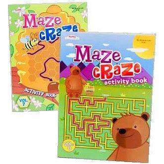 MAZE CRAZE ACTIVITY BOOKBEAR