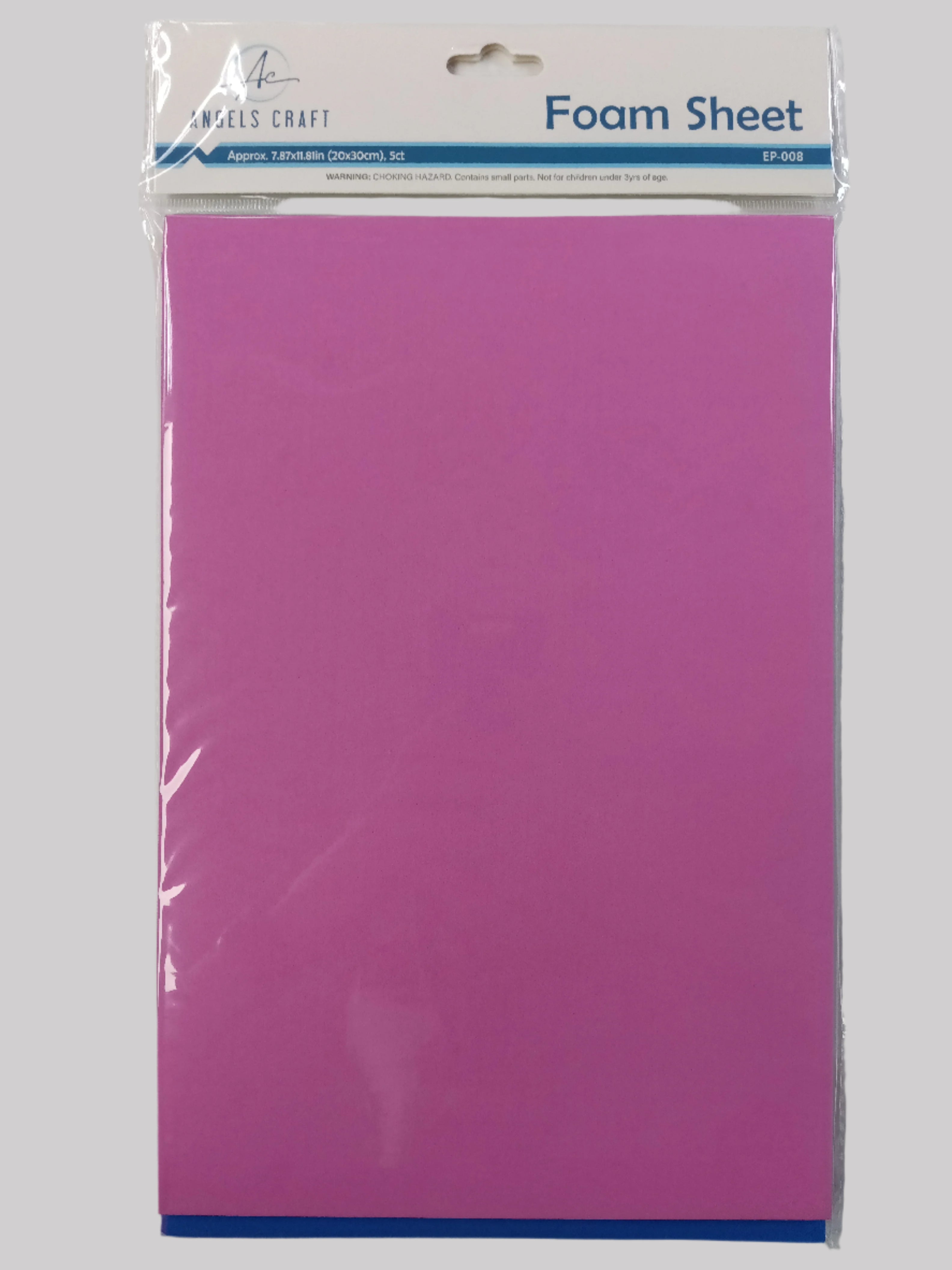 MIX FOAM SHEET COLORS ASST 5PCS 8.5''X11''