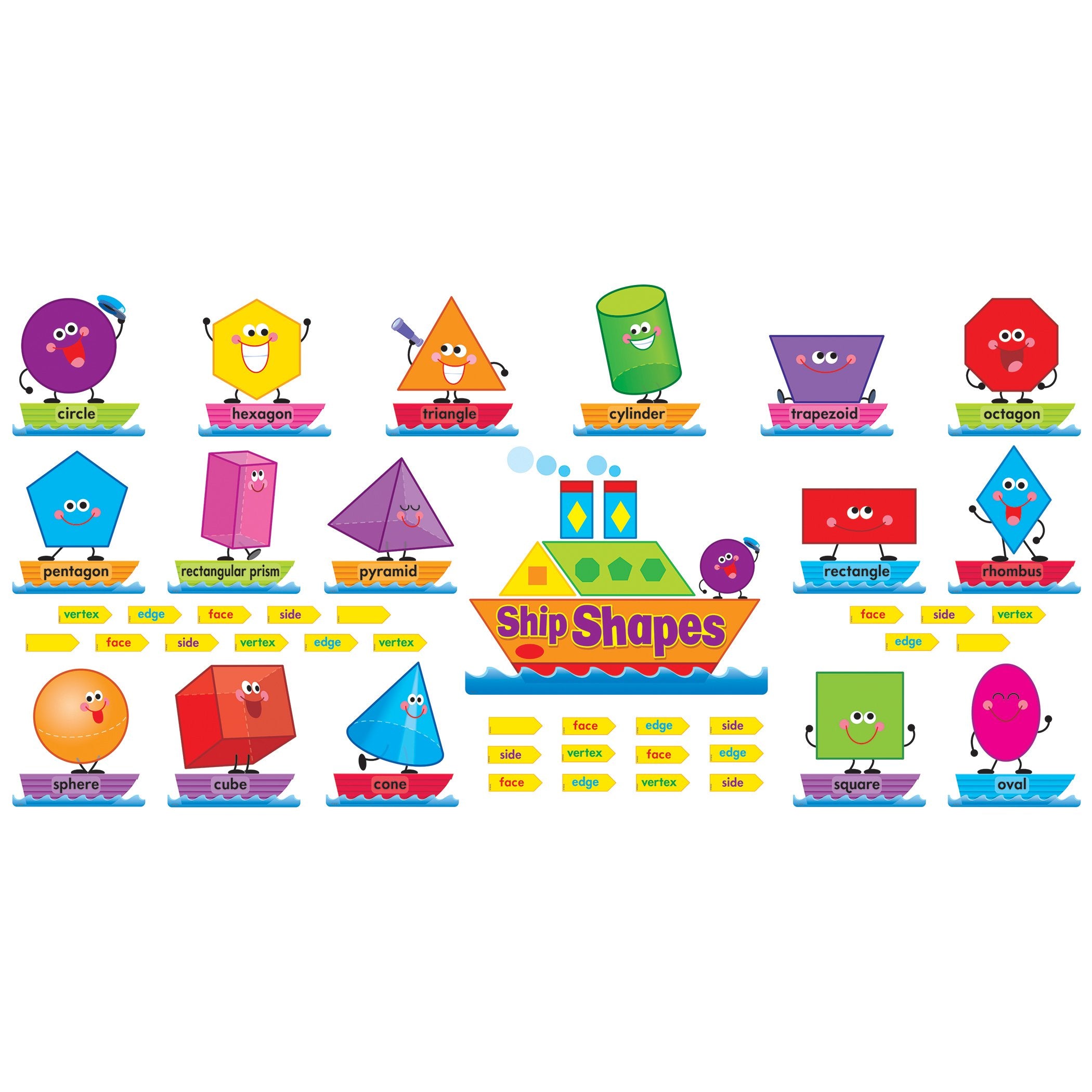 PARTY PALS BULLETIN BOARD SET 56PCS