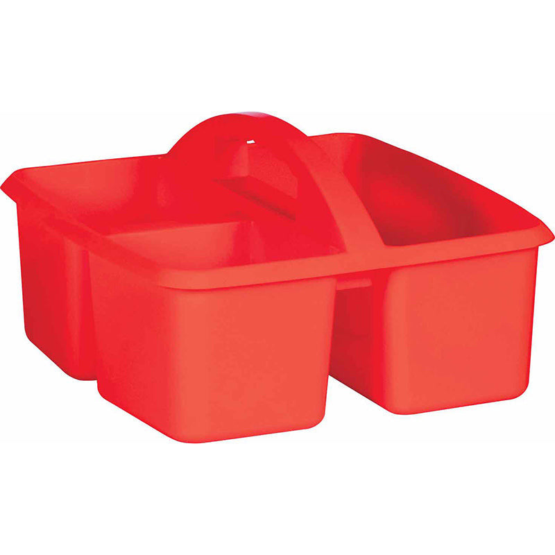 PLASTIC STORAGE CADDIES RED