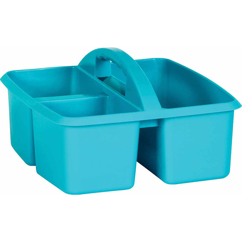PLASTIC STORAGE CADDIES TEAL