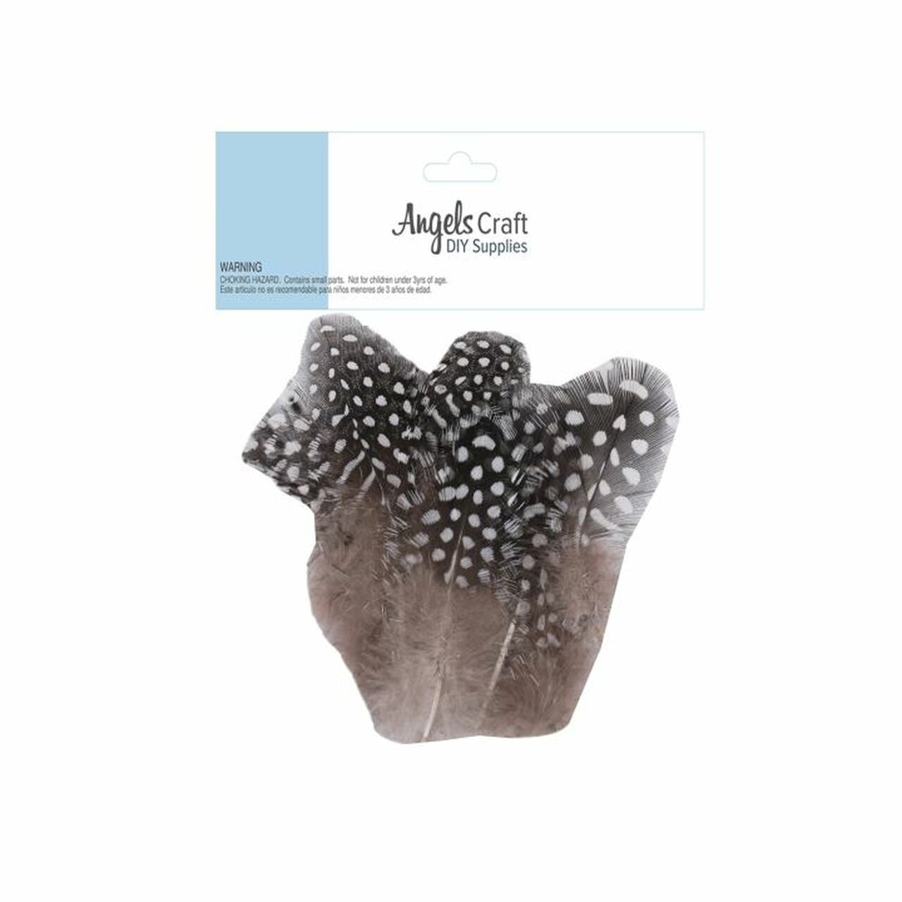 POLKA DOT FEATHER GRAY 11G