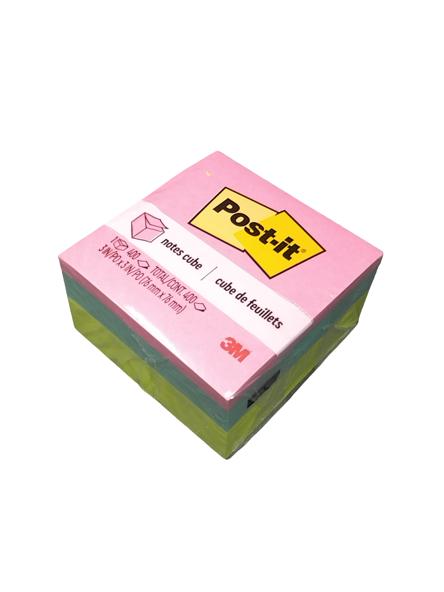 POST IT NOTE CUBE 3X3 ULTRA COLORS