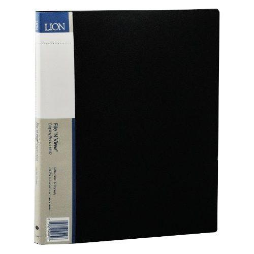 PRESENTATION DISPLAY BOOK 12 POCKET BLACK