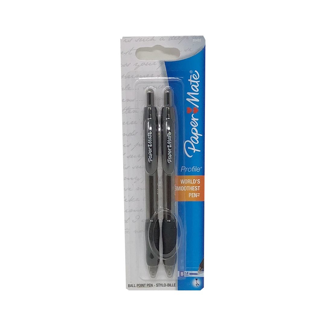 PROFILE RETRACT BALL PEN BOLD BLACK (PQ.2)