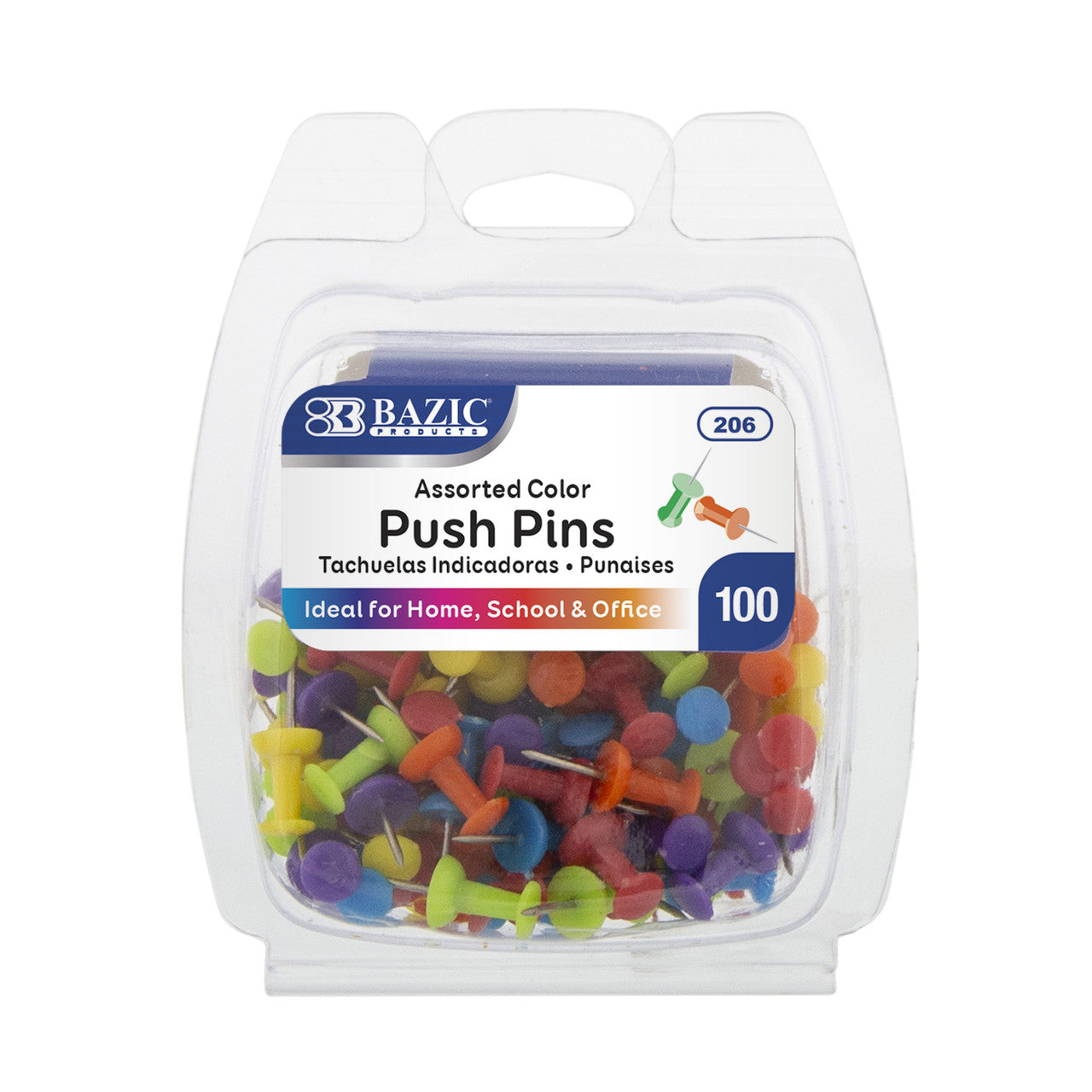PUSH PINS COLOR PQ.100