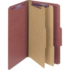 Smead Plain 2/5 Tab 2-divider Classification Folders