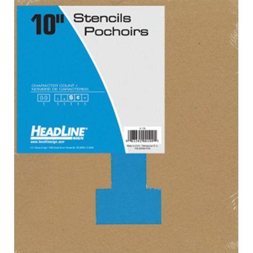 STENCIL NUMBERS 10"