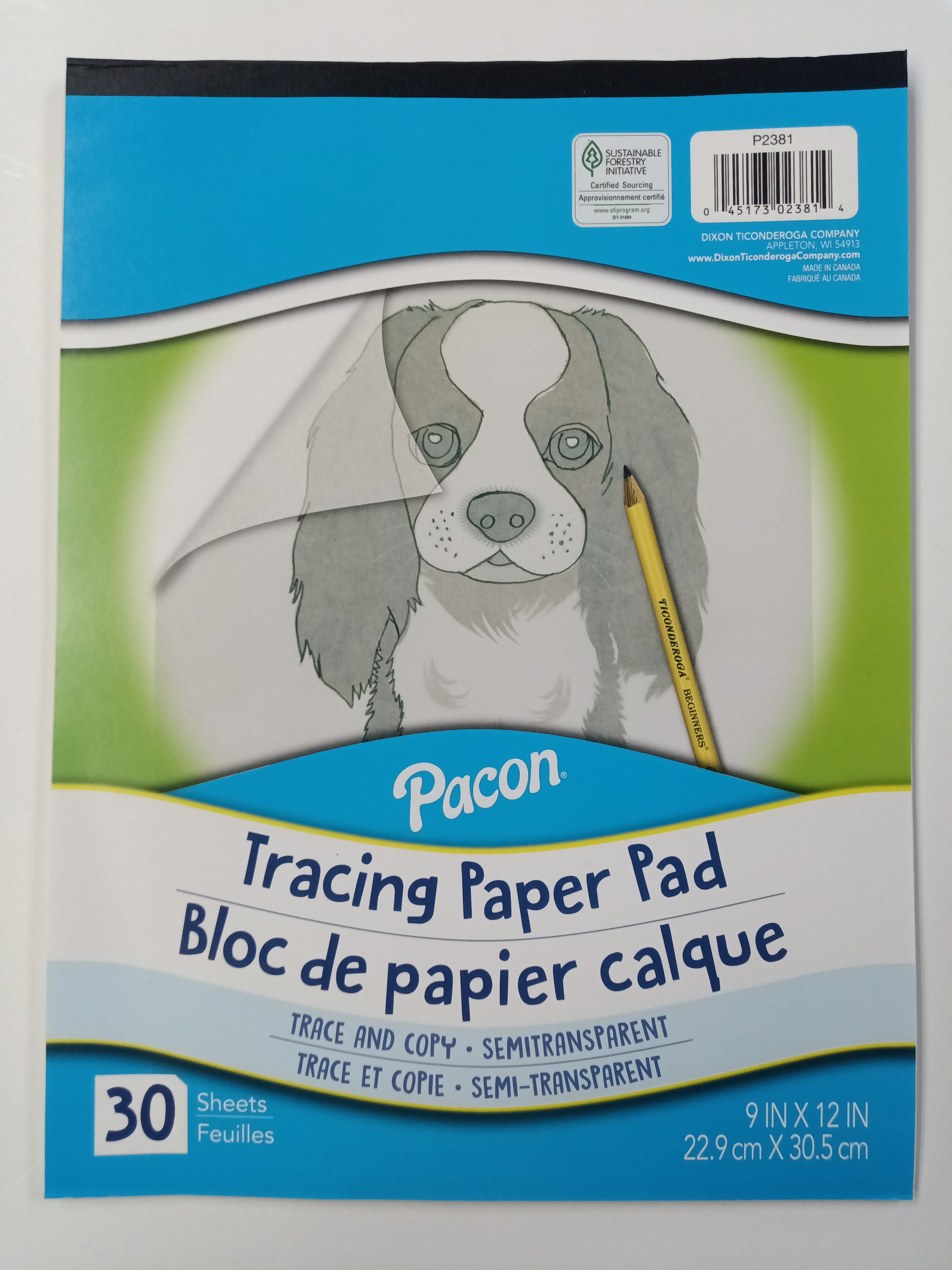 TRACING PAD 9" X 12" 30 SHEET