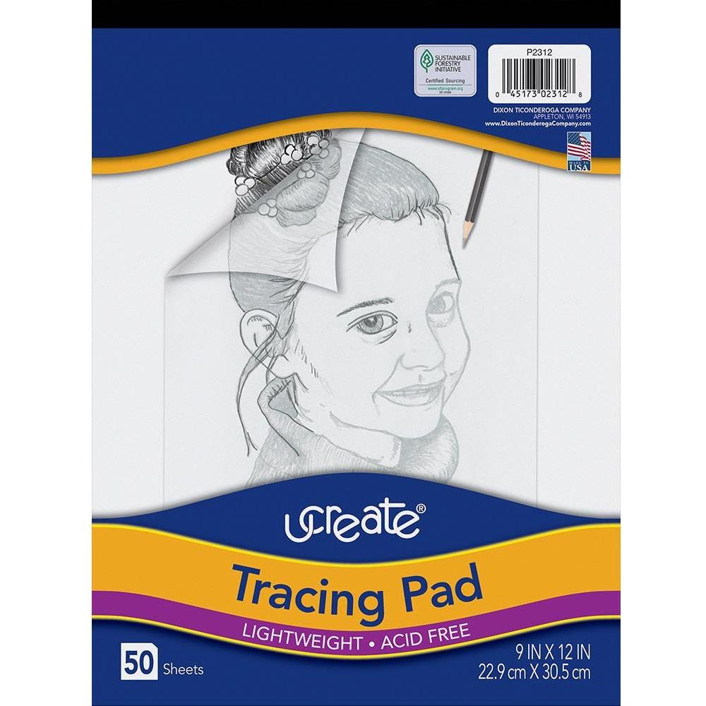 TRACING PAD 9" X 12" 50 SHEETS