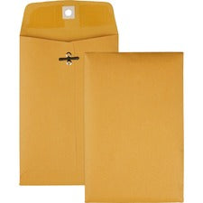 Quality Park Gummed Kraft Clasp Envelopes