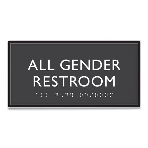 SIGN,ALL GENDER RESTRM,BK