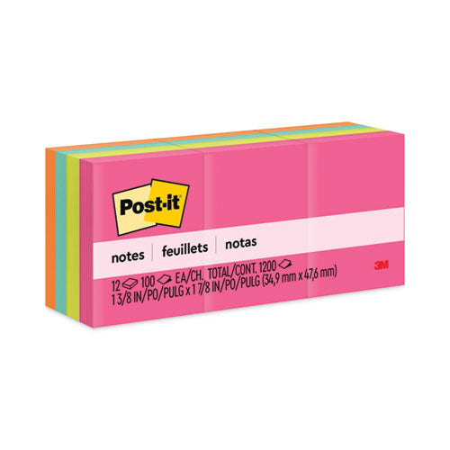 NOTE,PST-IT1.5X2,12/PK,NE