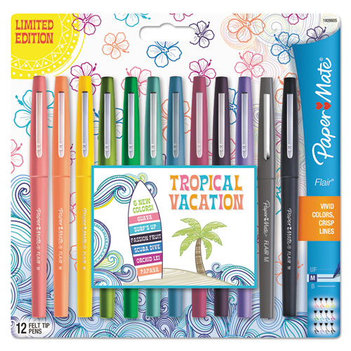PEN,FLAIR TROPICAL,12,AST