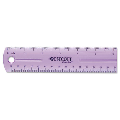 RULER,12"PLASTIC,AST
