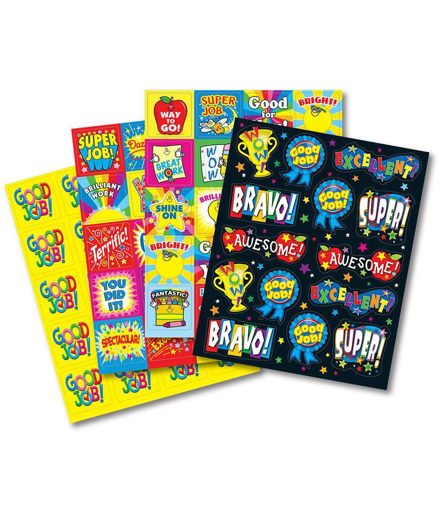 Motivational Sticker Variety Pack of 222 Stickers (CD 168095)