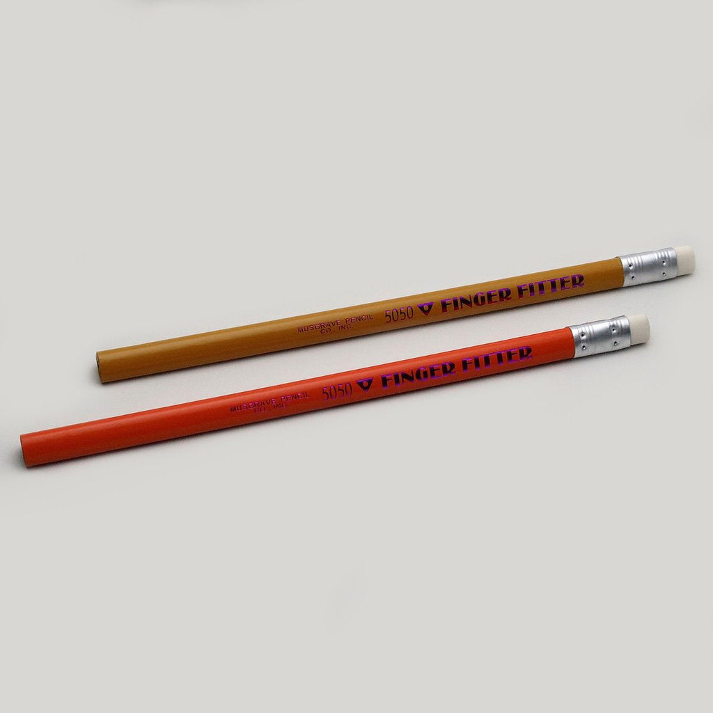 Musgrave Finger Fitter Triangular Jumbo #2 Pencil, Assorted ColorsBrown