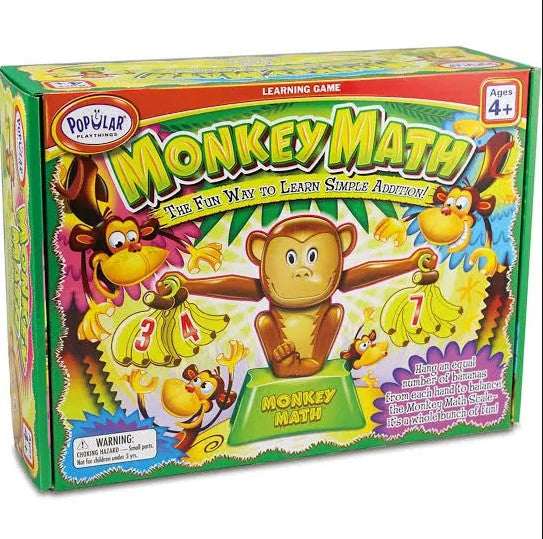 Popular Things MONKEY MATH Learn Simple Addition Ages 4  (50101)