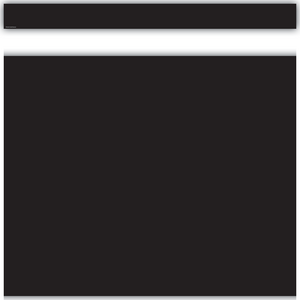 Teacher Created Black Straight Border Trim (TCR 5789)
