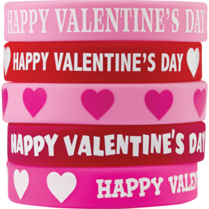 Teacher Created Happy Valentine's Day Wristbands (TCR 6564)