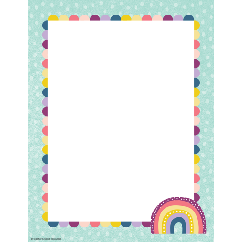 Teacher Created Oh Happy Day Computer Paper (TCR 9062)